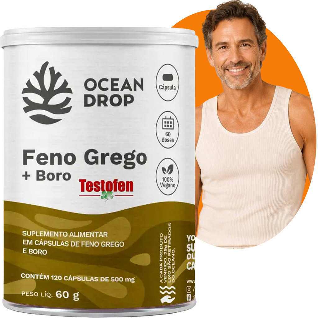 Kit Feno Grego Boro Testofem Capsulas Original Profissional Premium Qualidade Resistente