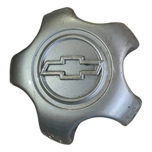 Calota Miolo Central Roda Gm S10 Blazer 1997 2002 Prateado Prateado