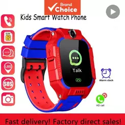 Relógio inteligente infantil à prova d'água para meninos e meninas, relógio digital conectado, pulseira eletrônica para