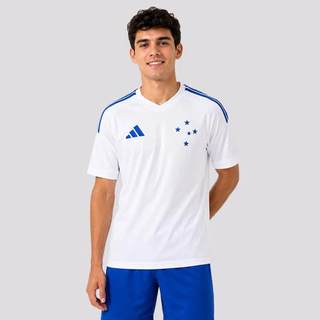 Camisa Cruzeiro II Adidas 26/27 Branco/Azul Oficial + NF