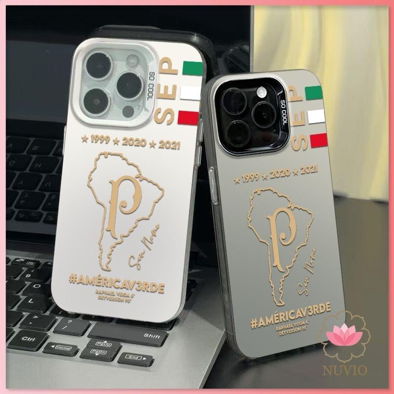 Capinha para iPhone 7+8 11 12 13 15 14 16 17 Pro Max Xr Xs Max 7+8 16 Plus capa anti impacto do palmeiras
