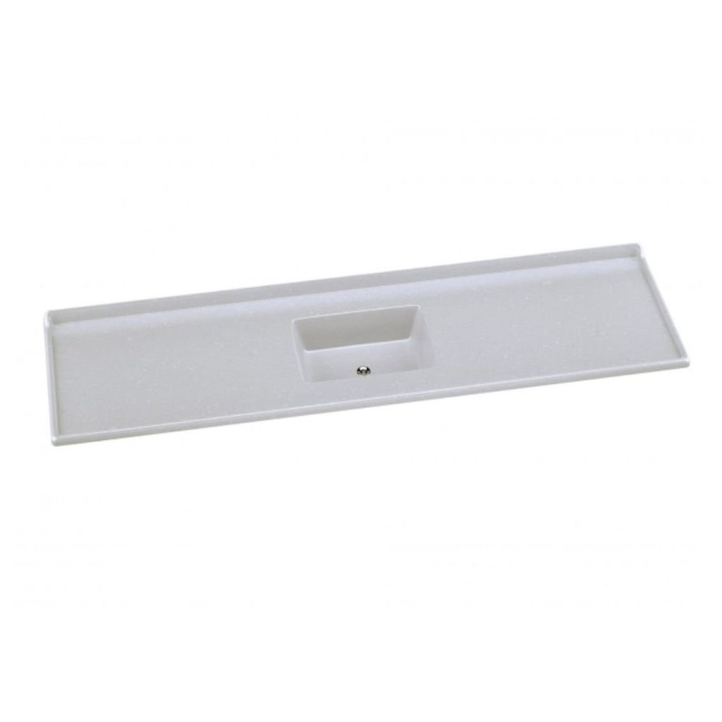 Pia Sintética para Cozinha 199cm x 55cm Aj Rorato Gelo