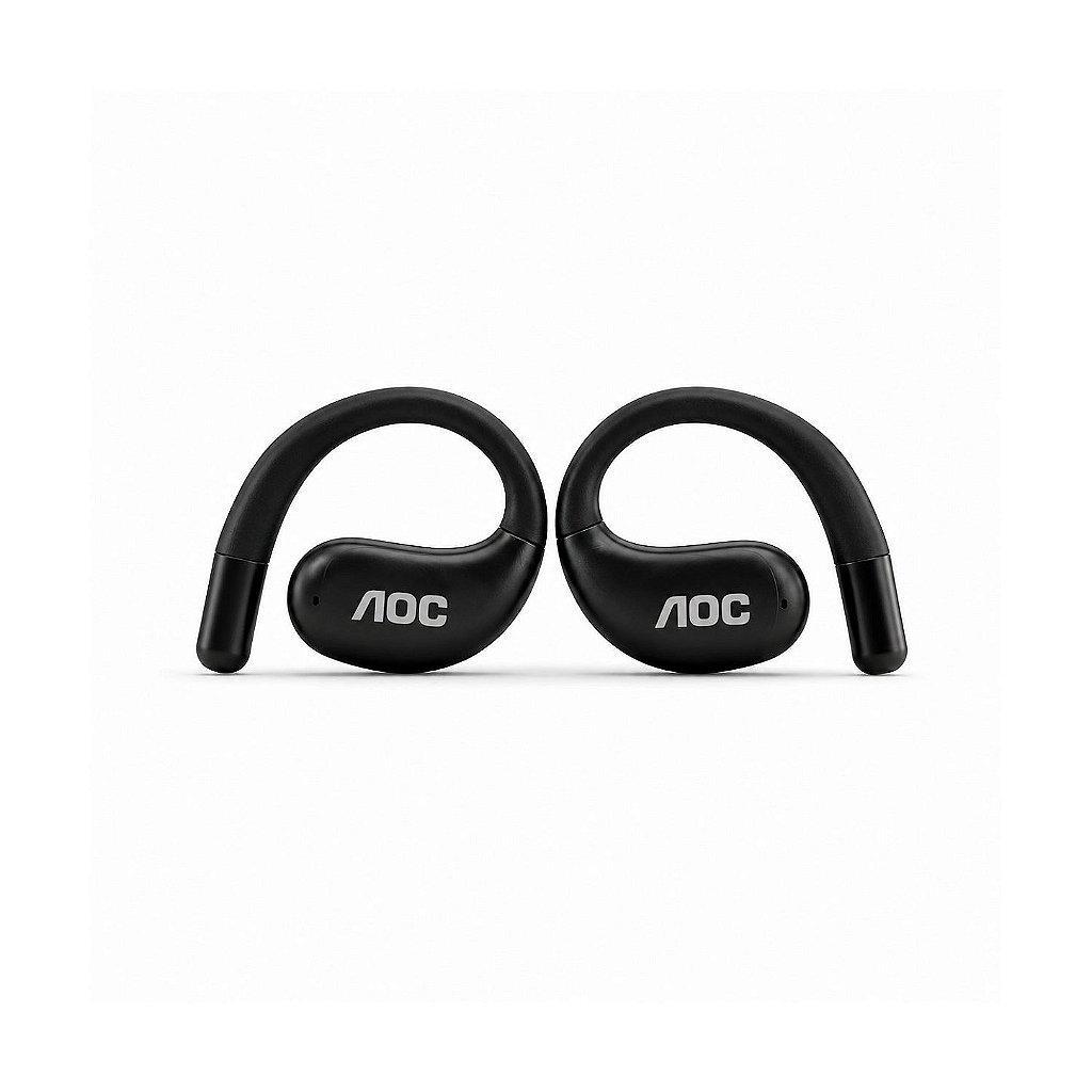 Fone de Ouvido Bluetooth Ear Clip - Preto - AOC