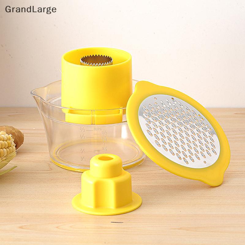 [GrandLarge] Descascador De Milho 2 Em 1 , Com Copo Medidor , Cortador De Espiga , Debulhador , Frutas , Vegetais , Ferr