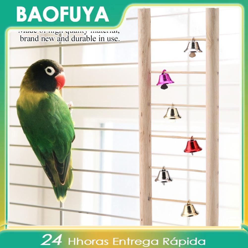 Brinquedo de escalada de escada de madeira Vistreck com miçangas - balanço e para pássaros (miçanga)