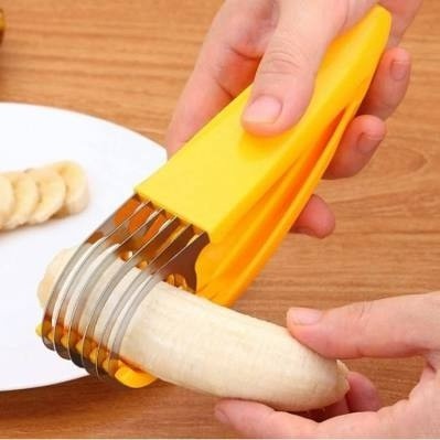 Fatiador Cortador de Banana em Inox para Frutas Legumes e Saladas
