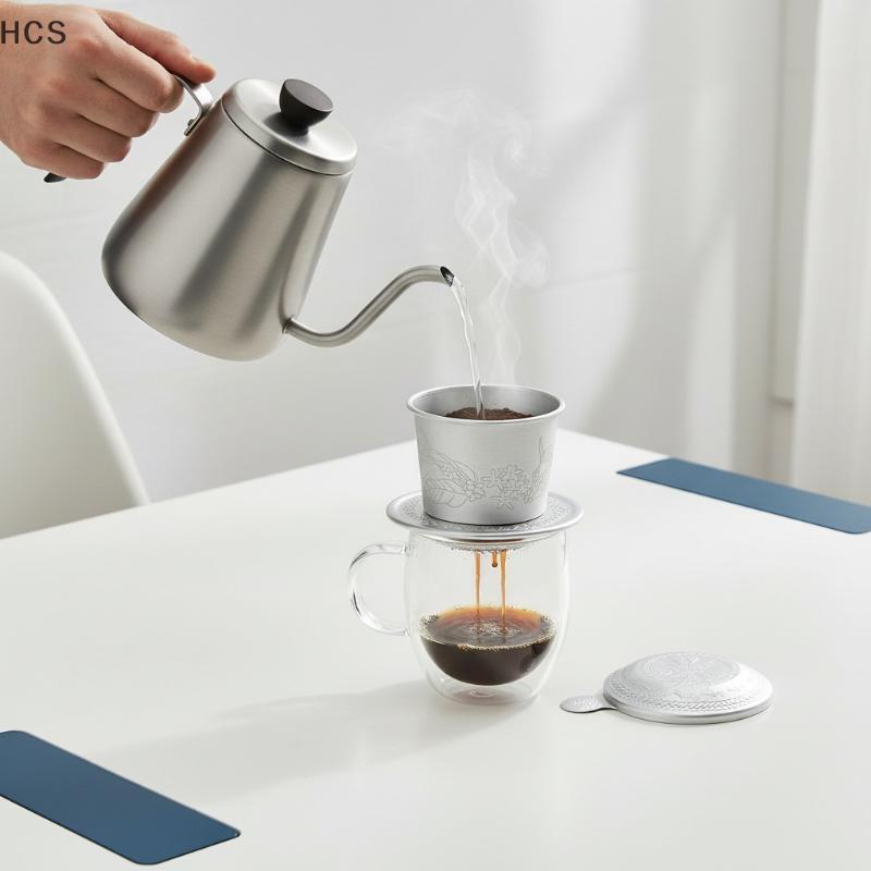 HCS 1 Conjunto Portátil Gotejador De Café Vietnamita Filtro Suprimentos Acessórios De Alumínio Para Amantes Exclusivo