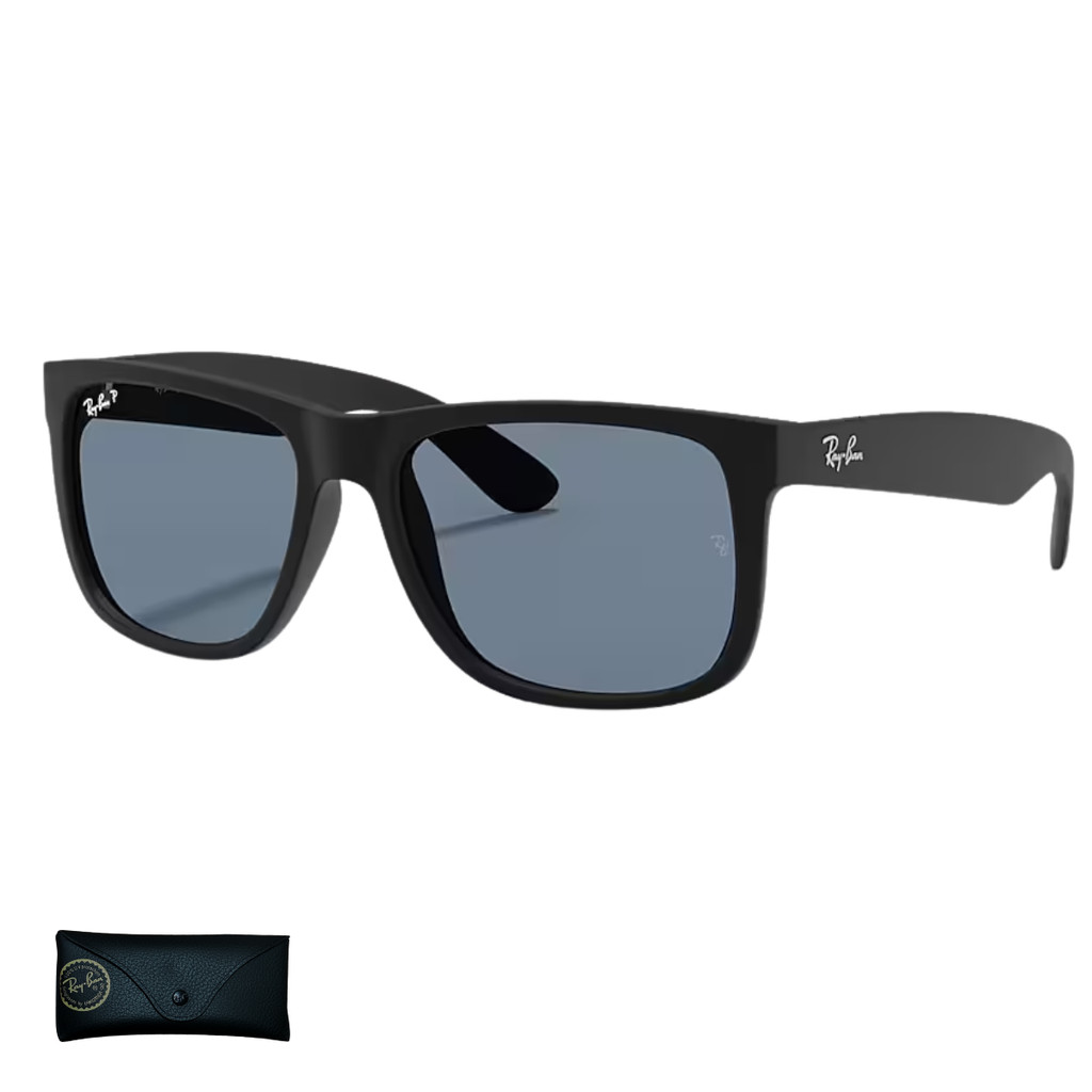 Óculos De Sol Ray Ban Justin Classic Polarizado RB4165L Tamanho 55