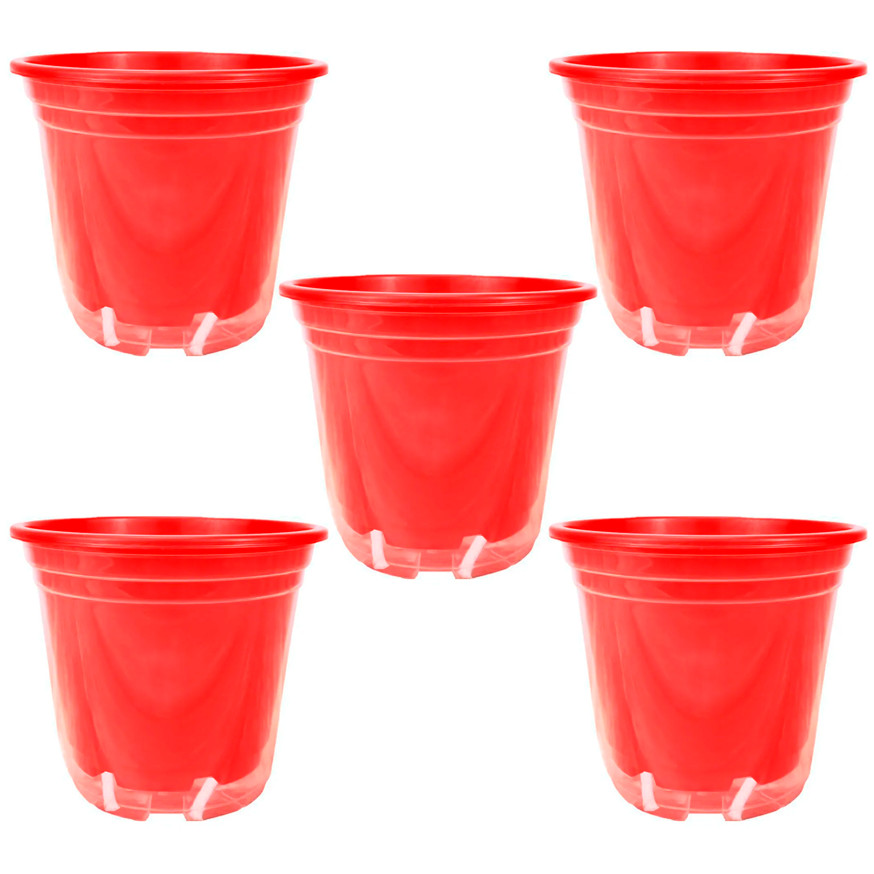 Kit 5 vasos auto irrigável 1,9L 17cm raiz artificial plantas em Oferta na Shopee