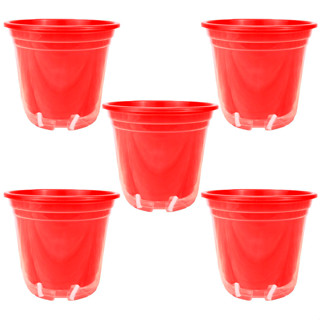 Kit 5 vasos auto irrigável 1,9L 17cm raiz artificial plantas em Oferta na Shopee