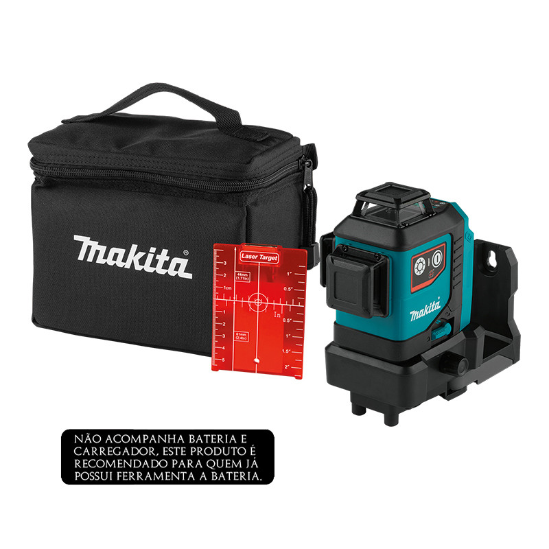 Nivel à Laser 360º à Bateria 12V CXT Vermelho SK700D Makita