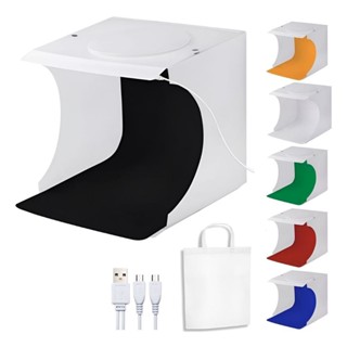 Mini Estudio Fotográfico Com Luz Led Photo Studio Usb Portatil Foto em Oferta na Shopee