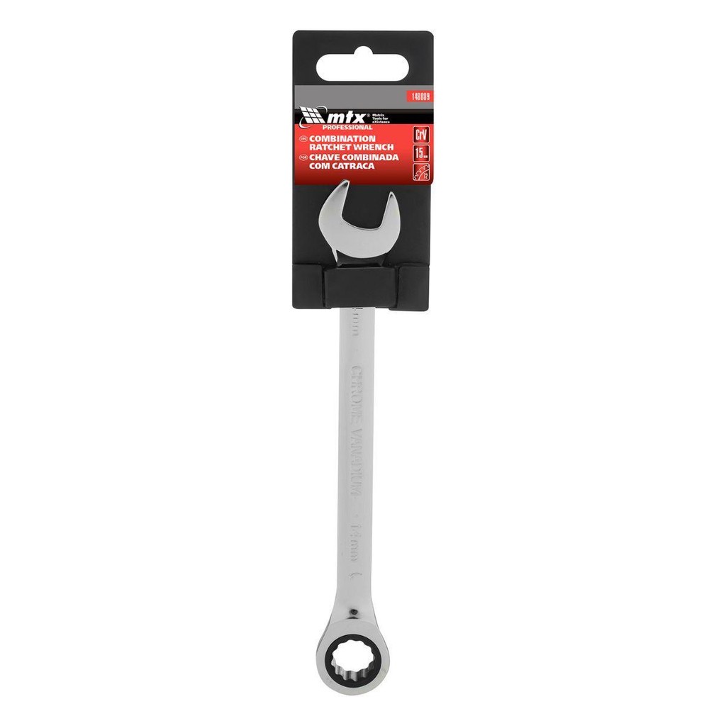Chave Combinada com Catraca 15mm Aço CRV 148089 MTX