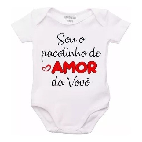 Body de Bebê com Frases Vovo: Onde Comprar | BuscaProdutos