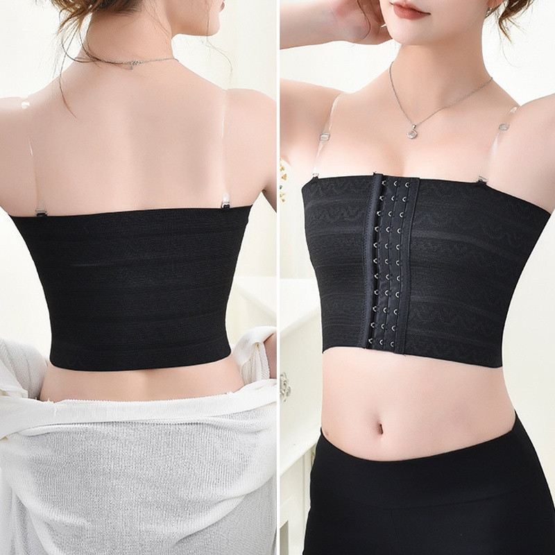 Respirável Strapless Peito Binder Mama Trans Cosplay em Oferta na Shopee