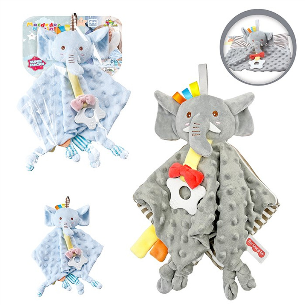 Mordedor Chocalho Naninha Pelucia Macia Para Bebê Leao elefante mordedor de bebe, enxoval bebe, crianca, maternidade