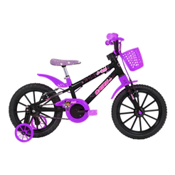 Bicicleta Cairu Aro 16 Mtb Feminino C-high Pro Branco/rosa