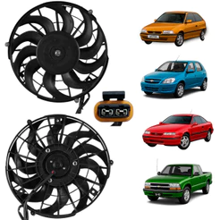 Par Eletro Ventilador Ventoinha S10 Blazer 2010 2011