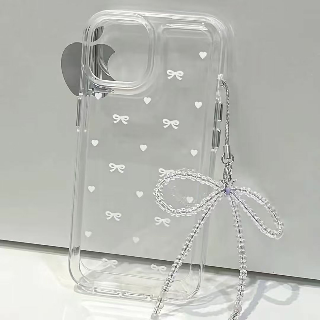 Capinha Capa Material transparente TPU Padrão de coração Motorola Moto G04 G7 G1