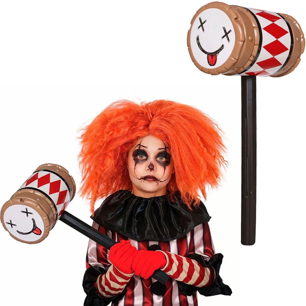 Martelo de Brinquedo pra Fantasia de Palhaço Assassino de Halloween Grande em Oferta na Shopee