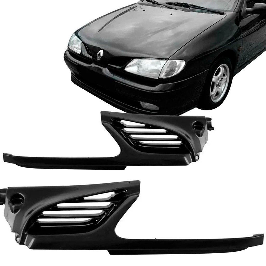 Grade Dianteira Megane 96 97 98 99 Scenic 98 99 2000 Preta em Oferta na Shopee