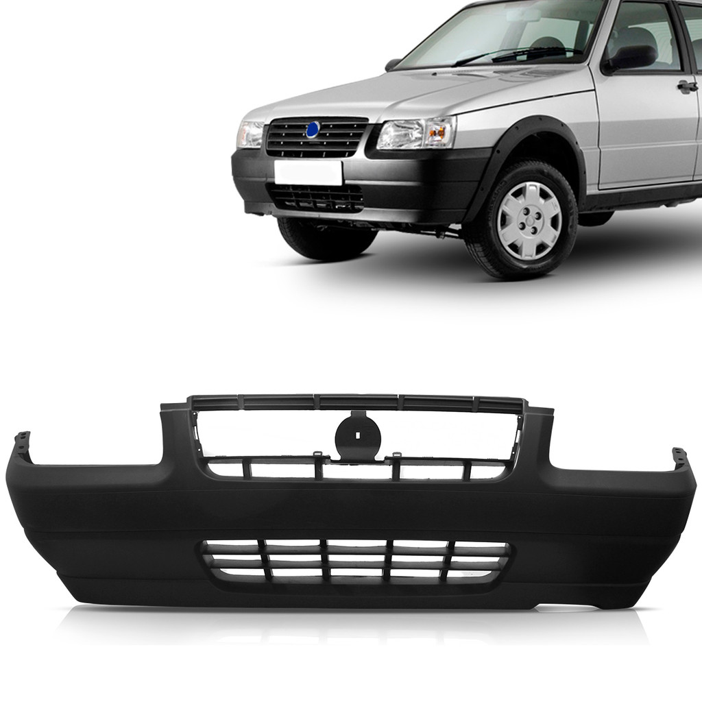 Parachoque Dianteiro Uno 2005 2006 2007 Cinza em Oferta na Shopee