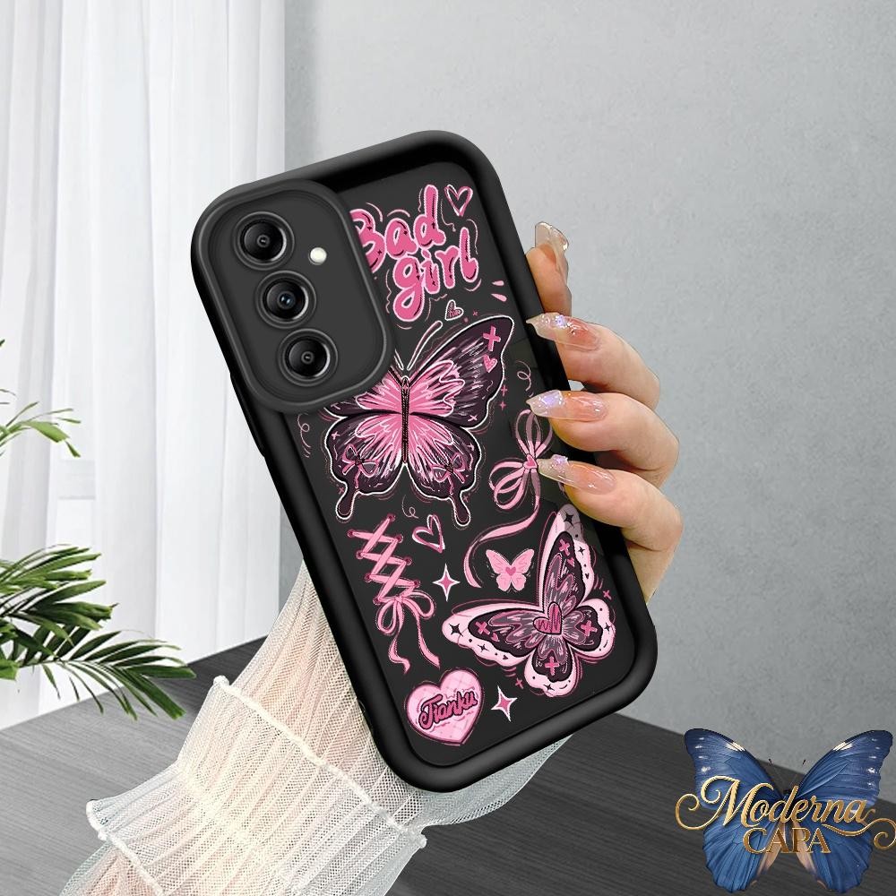 Capa Para Samsung Galaxy A14 4G 5G Capinha Macio Normal Preto Silicone De Celular Case 5107 TYB em Oferta na Shopee