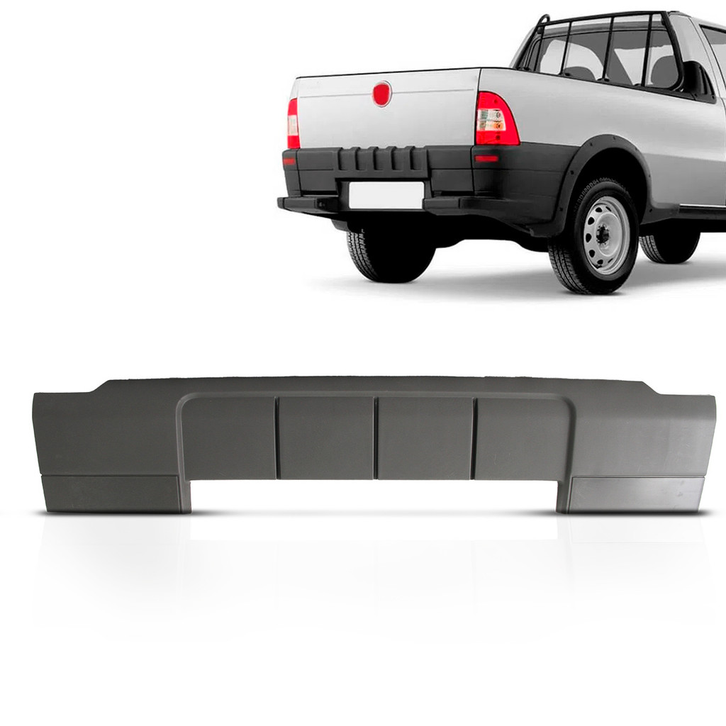 Parachoque Traseiro Strada Working Trekking 2009 2010 2011 2012 2013 Central em Oferta na Shopee