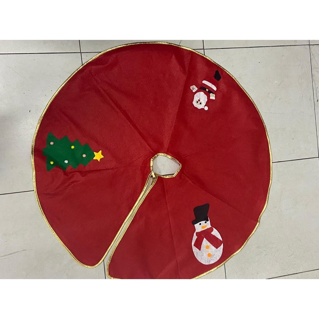 Saia Para Base De Árvore De Natal E Facíl Para Deixar Seu Natal Ainda Mais Decorado 88x88Cm Top Útil Natalino Prático