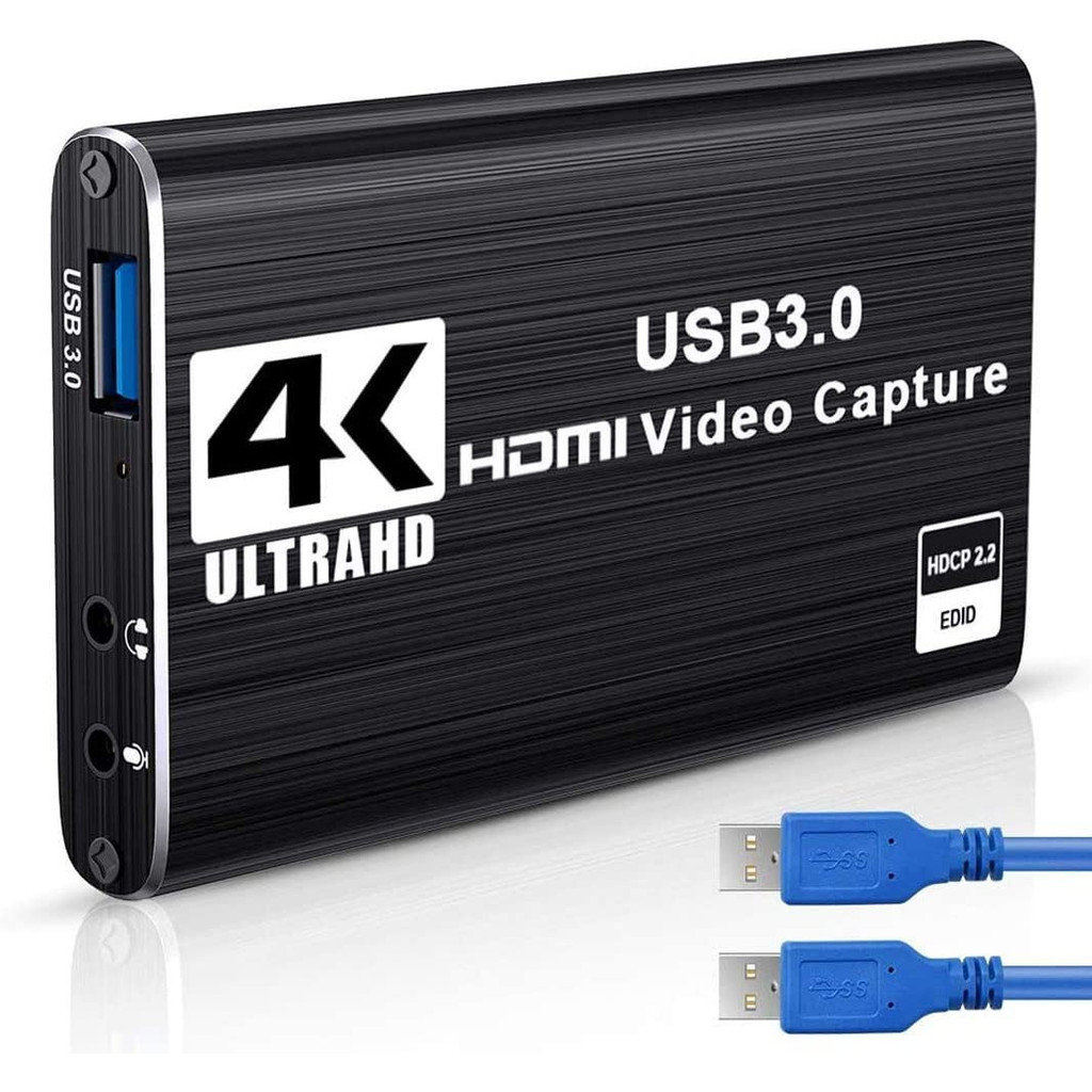 Placa De Captura De Vídeo Hdmi 4k Full Hd Usb 3.0 Com Áudio