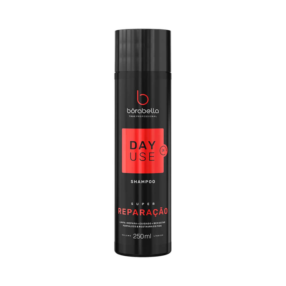 Shampoo Borabella Day Use Super Reparação 250ml em Oferta na Shopee