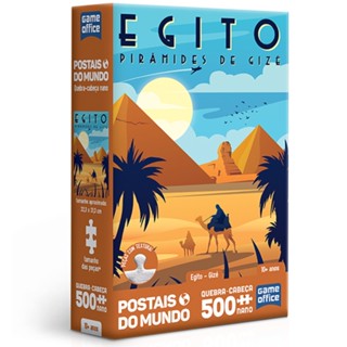 QUEBRA CABEÇA NANO EGITO PIRÂMIDES GIZE POSTAIS DO MUNDO 500 PEÇAS PEQUENAS TOYSTER PUZZLE PAISAGEM em Oferta na Shopee