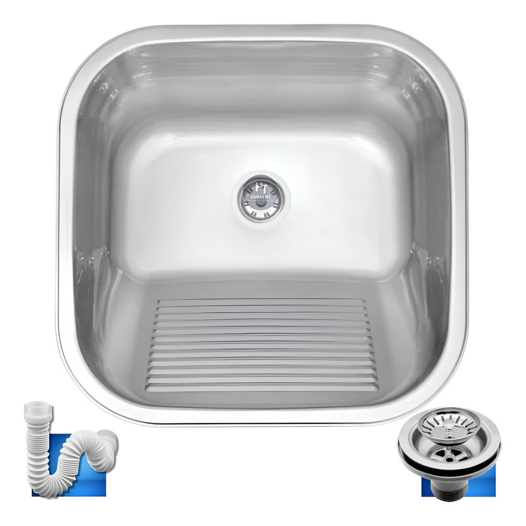 Tanque Inox Acetinado Escovado 40x40 22 Litros - Tecnocuba