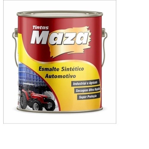 Esmalte Sintético Automotivo Secagem Rapida PRETO CHASSI GALAO 3,6 L Maza