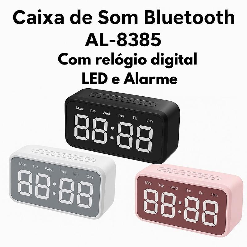 Rádio Relógio Despertador Digital Caixa de Som Bluetooth: Onde Comprar | BuscaProdutos