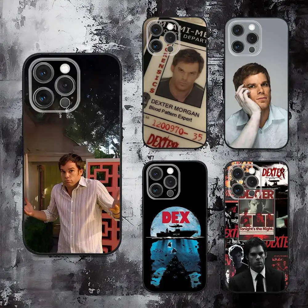 TP-1 D-Dexter Morgan Phone Case Para iPhone 16 , 17,15,14,13,12,11 , Pro , Max , Plus , X , XS , SE , E , Mini , Capa Pr