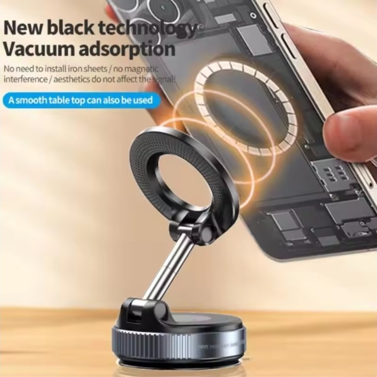 Suporte Magnético De Telefone Rotativo 360 ° Adequado Para Uso Em Casa E No Carro