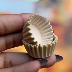 1000~5000 FORMINHA BRIGADEIRO DE PAPEL FORNEAVEL NOBRE N.5 BAUNILHA (PLAC)