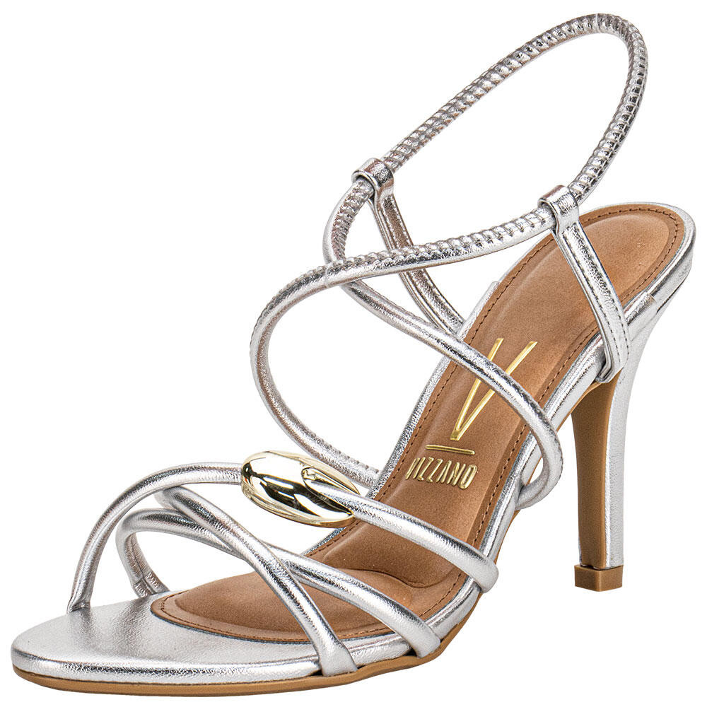 Sandália Feminina Salto Fino Vizzano 62491114 em Oferta na Shopee