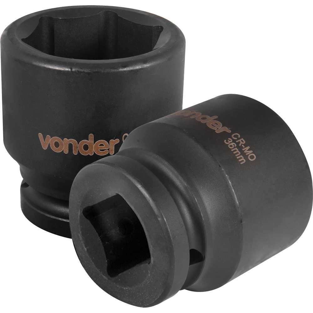 Soquete Sextavado De Impacto Encaixe De 3/4 X 36mm Vonder