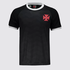 Camisa Vasco Rugido Preta