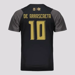 Camisa Flamengo Energia 10 De Arrascaeta Preta