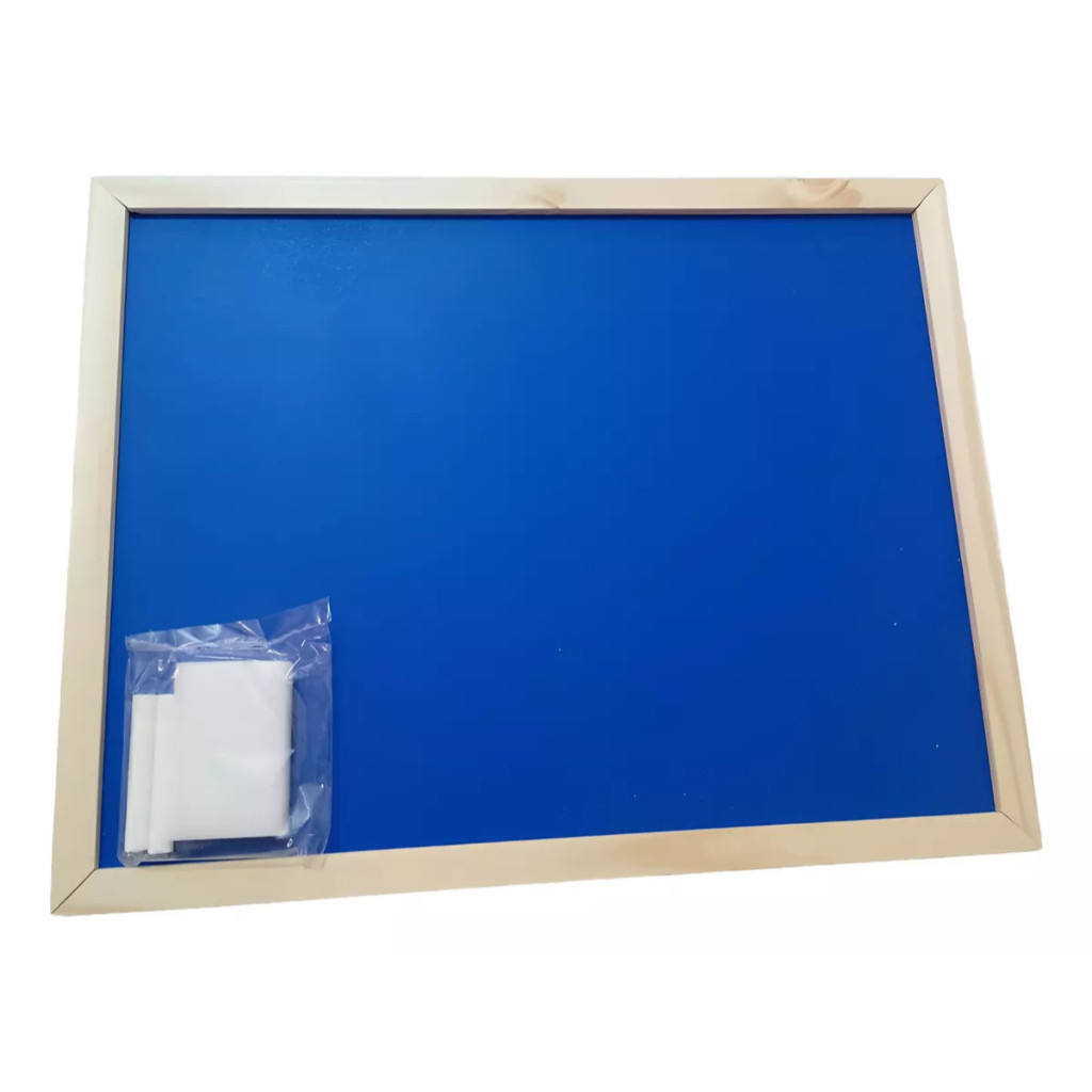 Mini Lousa Quadro Verde Azul Preto Rosa Infantil Escolar 26x36 + Giz + Apagador