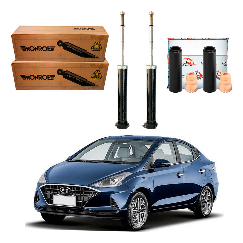 Kit Amortecedor Traseiro. Hb20s 1.0 1.6 2019 A 2022 em Oferta na Shopee