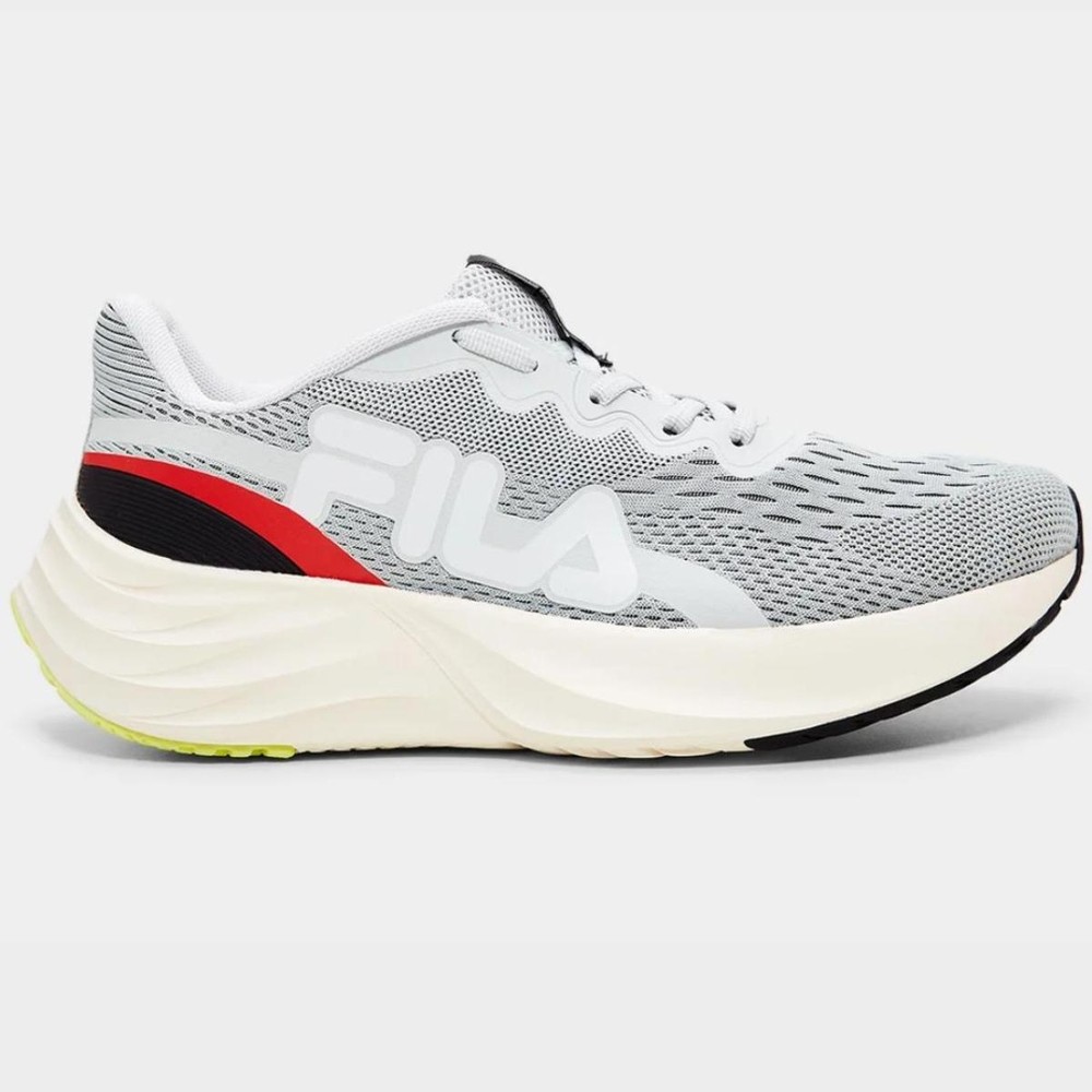 Tênis Fila Racer Comet 2 Masculino - Cinza e Vermelho