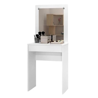 Penteadeira Sofie Com Espelho 1 Gaveta  Branco em Oferta na Shopee