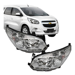 Par Farol Spin 2012 2013 2014 2015 2016 Cromado Chevrolet em Oferta na Shopee
