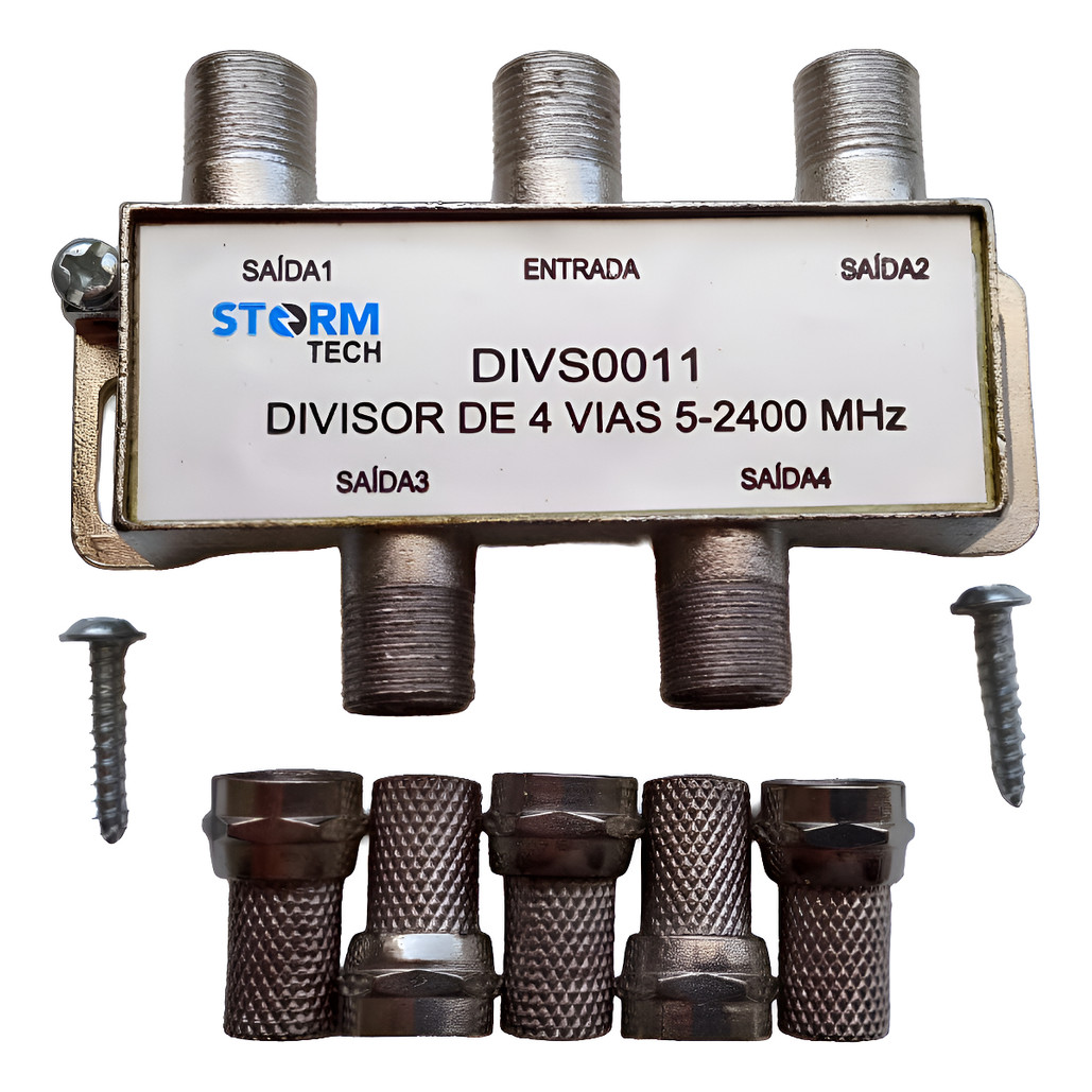 Divisor Antena Parabólica Claro Sky 5 A 2400mhz + Conector