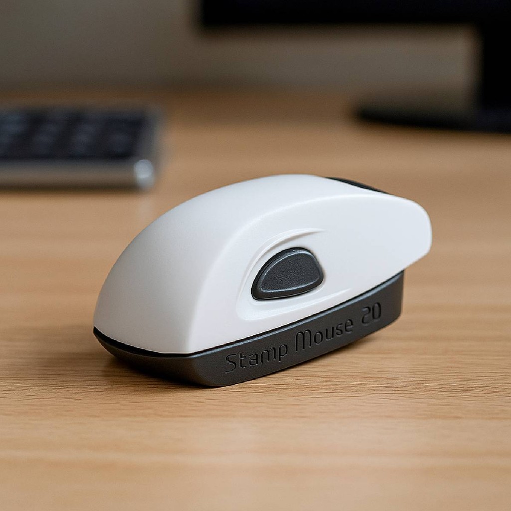 Carimbo Personalizado Colop Pocket Stamp Mouse 20 Branco