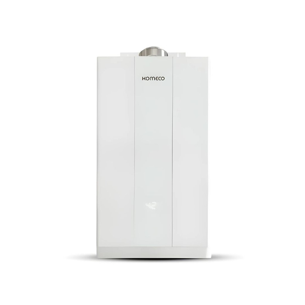 Aquecedor A Gás Komeco Gn 9 Litros Bivolt KO 09B HOME GN Branco Chaminé Forçada